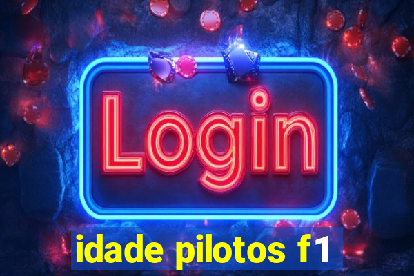 idade pilotos f1